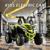 Auto Eléctrico de Juguete para Niños de 2 a 4 Años, 12v Recargable, Control Remoto, Plástico, 4 Ruedas, para Edades de 5 a 7 Años