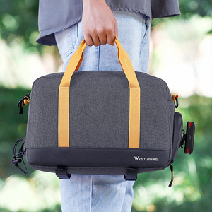 Sac de porte-bagages de vélo WEST BIKING 3 en 1 multi-usages, grande capacité 8,3 L, résistant à l'eau, avec design de feu arrière suspendable - Product Image 2