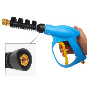 Pistolet à eau haute pression à commande facile avec buse rotative pour l'arrosage du jardin et le nettoyage des fenêtres - Product Image 4