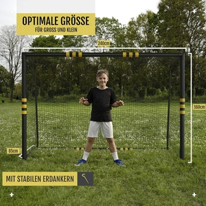 Porterías de fútbol <span class=keywords><strong>para</strong></span> jardín <span class=keywords><strong>para</strong></span> niños y adultos con portería de fútbol <span class=keywords><strong>para</strong></span> niños <span class=keywords><strong>para</strong></span> una sujeción óptima con acolchado completo - Product Image 3