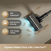 Aspirateur balai sans fil DREAME Z30 Essential 210AW avec aspiration puissante, brosse anti-emmêlement, écran LED, pour tapis