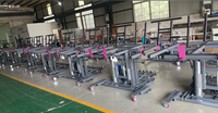 Table de travail réglable en hauteur, structure en acier robuste, pour assemblage d'armoires électriques