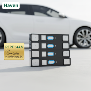 Rept 54Ah 3.2V AグレードLiFePO4角柱型セル 6C放電 3000+サイクル ソーラーESS EV UPS パワーウォール エネルギー貯蔵バッテリー - Product Image 1