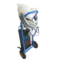 Nouvelle cabine de peinture électrostatique portable automatique pour peinture liquide, composants PLC en fer, équipement de peinture facile à utiliser