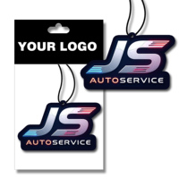 Désodorisant de voiture suspendu prêt à l'emploi pour les magasins d'entretien automobile, parfum citron, forme personnalisée