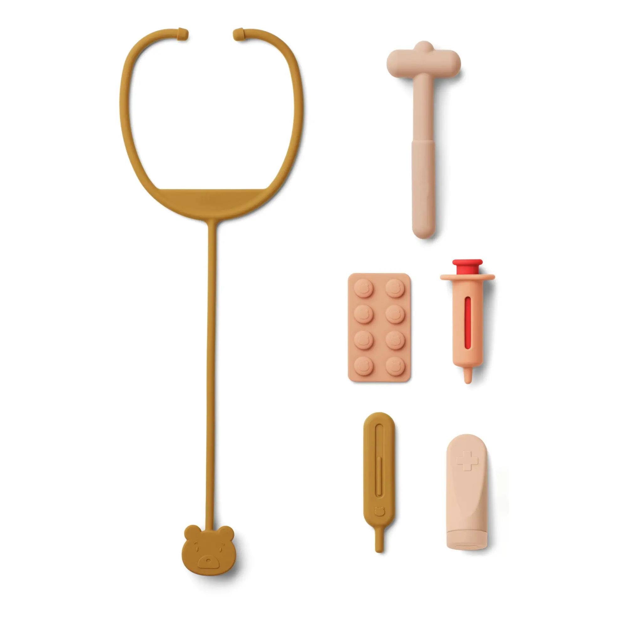 Set Dokter Silikon, Mainan Set Permainan Pasien Dokter Imajinasi, Mainan Kit Dokter Terbaik untuk Anak-anak untuk Bermain Pura-pura