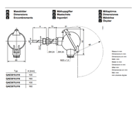 Sensor Suhu Pipa Air Tipe Imersi SIEMENS QAE3010.016 Stainless Steel IP65 PT100 Output, Mudah Dipasang, untuk HVAC Sekolah