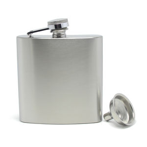 Bouteille d'<span class=keywords><strong>alcool</strong></span> de poche Portable, flacon de voyage, pour l'extérieur, de ml 6oz, en acier inoxydable, pour whisky, vin - Product Image 1