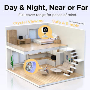 Caméra de surveillance pour bébé sans fil à porter au poignet avec vision nocturne et détection de pleurs et de température, caméra de sécurité vidéo pour bébé - Product Image 4