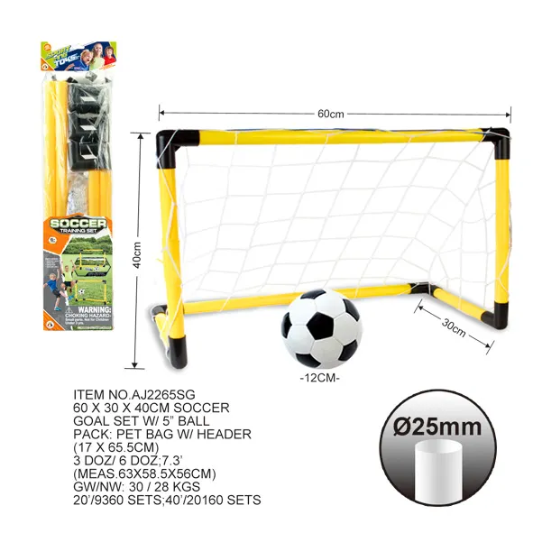 Mini Portable soccer goal set for kids outdoor sports team game toy football training toy