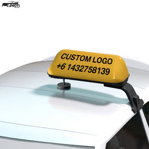 Insegna Magnetica per Tetto Auto Installazione Rapida in Plastica PP per Servizio di Consegna Pizza Taxi Istruttore di Guida Uso Commerciale - Product Image 4