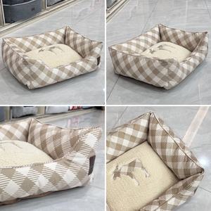 Extra großes Hunde bett Weich Flauschig Anti Angst Modern Rechteck Bulk Hypo allergen Custom Oem Design Hunde bett Modern - Product Image 1