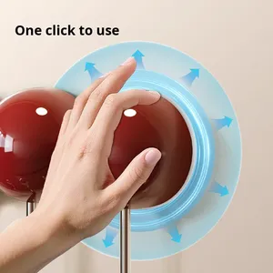 Móc hút cốc giá đựng mũ quần áo chất liệu ABS không khoan móc treo kiểu Trung Quốc mới Móc treo chắc chắn - Product Image 3