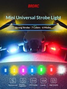 สำหรับโดรน Mini 3/4 <span class=keywords><strong>Pro</strong></span> และ Mavic <span class=keywords><strong>A3</strong></span>/Avata 2 ไฟสโตรบโลหะ - อุปกรณ์เสริมสำหรับการนำทางกลางคืนและการเตือนภัย - Product Image 6