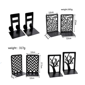 Kim Loại Heavy Duty <span class=keywords><strong>Book</strong></span> End Bookends Tấm Kim Loại Bookend Chủ Đứng Kim Loại Bookends Đen Cho Kệ - Product Image 4
