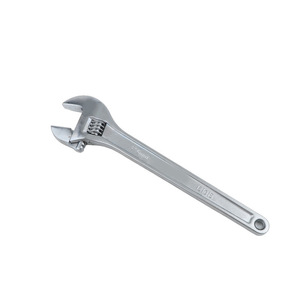 Adjustable Wrench 1 1/2 In Metric Chrome Vanadium Steel Industrial Manual Single End Smooth Jaw - Product Image 2