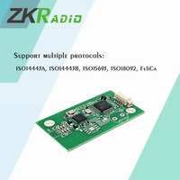 Usine 13.56Mhz RFID RS232 USB UART Interface Communication Module de lecteur de carte à puce personnalisé