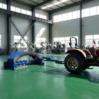 Machine à épandre le compost de fumier de vache HINDA-200, entraînée par un tracteur, capacité de 50-80 CV, 600-800 m/h, idéale pour le compostage des vers de terre
