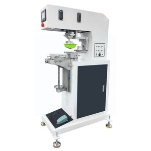 New Design Semi-Automatic Grade <b>Pad</b> Printing One Color Closed-Cup <b>Pad</b> <b>Printer</b> for Bottle Labels - Product Image 5