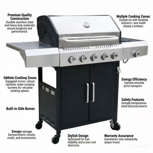 <span class=keywords><strong>Barbecue</strong></span> à <span class=keywords><strong>gaz</strong></span> professionnel en acier inoxydable 5 + 1 brûleur <span class=keywords><strong>Barbecue</strong></span> gril à <span class=keywords><strong>gaz</strong></span> pour la cuisine en plein air - Product Image 6