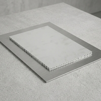Plafond modulaire intégré haut de gamme pour hall d'entreprise, panneau composite en nid d'abeille en aluminium thermolaqué