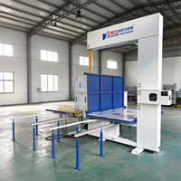 Vente directe usine – Machine de découpe verticale semi-automatique motorisée et contrôlée par PLC 380V pour la découpe de rouleaux de mousse PU
