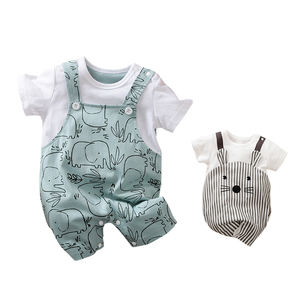 Mono de Verano de Manga Corta para Bebés Recién Nacidos, Ropa para Niñas al por Mayor - Product Image 1
