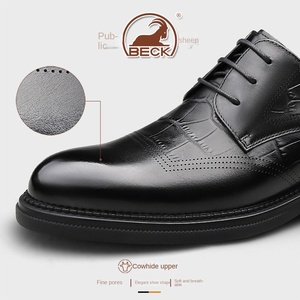 Gongyang Men's <b>Shoes</b> 2026 New <b>Style</b> Genuine Leather Soft-Soled Lace-Up Breathable Lightweight Business Casual Wear-Resistant - Product Image 3