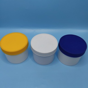 Bán buôn 250G 500G 800g 1000g 1600g 1800g Xô nhựa tròn có nắp có thể tái chế hình tròn để sử dụng hóa chất thực phẩm - Product Image 2