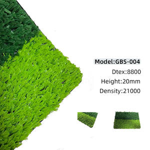 <span class=keywords><strong>Gazon</strong></span> <span class=keywords><strong>synthétique</strong></span> écologique de haute qualité 20 mm pour terrain de basketball intérieur, facile à installer, emballage en rouleau fourni par l'usine - Product Image 1