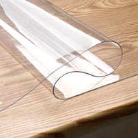 Nappe de table en PVC transparent résistant à la chaleur, qualité alimentaire, antidérapante, pour la maison, la cuisine et les restaurants