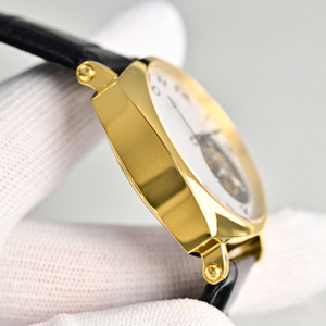 Trendy Top Luxury Stainless Steel Case Black Genuine Leather Strap Men's Tourbillon <b>Watch</b> Sports Running <b>Watch</b> - Product Image 2