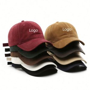 Gorra de Béisbol Retro con Bordado de Letras, Gorra Deportiva para Exteriores con Protección Solar, 100% Algodón, Gorra Bordada al por Mayor - Product Image 1