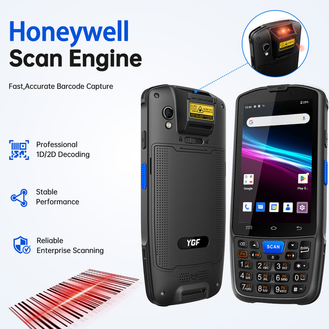 4G WIFI Touch Screen Mobile Keypad Handheld Android Terminal Mobile Computer Pdas for Stock Warehouse F7