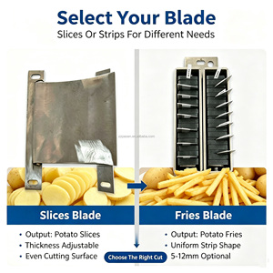 Máquina cortadora de <span class=keywords><strong>patatas</strong></span> <span class=keywords><strong>fritas</strong></span>, pelador de <span class=keywords><strong>patatas</strong></span>, cortadora de gran capacidad - Product Image 4