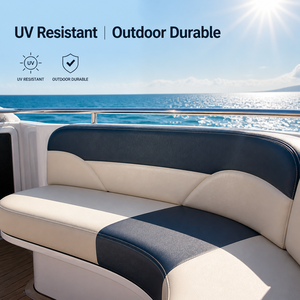 Tissu vinyle imperméable en cuir PVC de qualité marine pour sièges de bateaux et yachts - Product Image 3