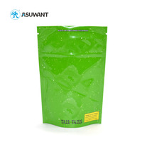 Snack cajou noix givré zip lock emballage stand up fenêtre transparente pochette en aluminium personnalisée sac d'emballage alimentaire Offre Spéciale