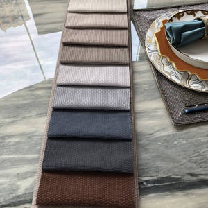 Échantillons de tissu occultant personnalisable en mélange de polyester translucide pour rideaux et cantonnières, avec différentes niveaux de occultation - Product Image 2