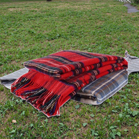 Professionnel australien 100% laine jeter couverture solide Plaid Style tissé Techniques fiable maison cadeau de l'usine approvisionnement direct