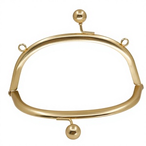 Nouveau Cadre de Sac à Main Thème Marin Meetee XP340 16.5cm*7.8cm, Surface Courbe Lisse, Ajustement Délicat, en Fer - Product Image 3