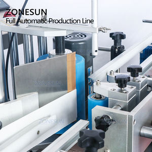 ZONESUN ZS-FAL180R4 حليب الصويا التلقائي المكبس السائل ملء السد ووضع العلامات آلة خط مع U نمط الحزام الناقل - Product Image 4