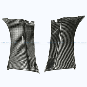 Pour Subaru Impreza WRX STI S4 VAB VAF 2015-2021, garniture de conduit d'aile avant en fibre de carbone, garniture de ventilation latérale, style OEM - Product Image 3