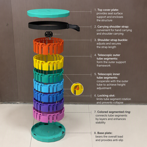Collarín <span class=keywords><strong>de</strong></span> base <span class=keywords><strong>de</strong></span> asiento adjacente para tienda <span class=keywords><strong>de</strong></span> campaña tipo campana Rainbow, para Morning Mug Reach Time, Kettle <span class=keywords><strong>Steam</strong></span>, <span class=keywords><strong>Forest</strong></span> Camp Stool - Product Image 5