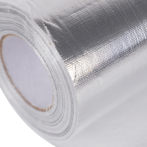 Double <strong>Heat</strong> Reflective Insulation Roll Aluminum Foil Woven Fabric Radiant Barrier Material for <strong>Heat</strong> <strong>Shielding</strong> - Product Image 4
