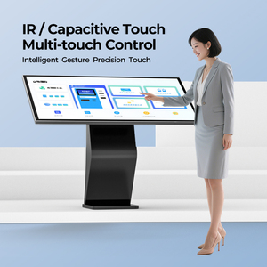 32 43 49 55 Inch Floor-<b>standing</b> Digital Signage Touchscreen Android System Kiosk Advertising Self-service Retail Store Elevator - Product Image 4