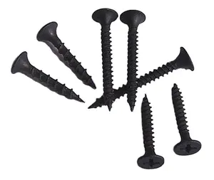 3.5x19 3.5x25 India standard drywall screw black color with best price