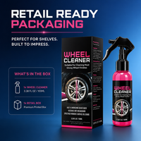 Nettoyant pour jantes en alliage d'aluminium, spray d'entretien automobile, éliminateur de poussière de frein pour jantes en acier, nettoyant pour roues