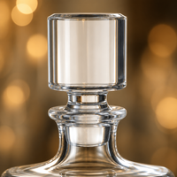 Decantador de Vidrio Versátil para Vodka, Ginebra, Tequila, Bourbon y Whisky, Solución de Almacenamiento, Contenedor Transparente para Licores