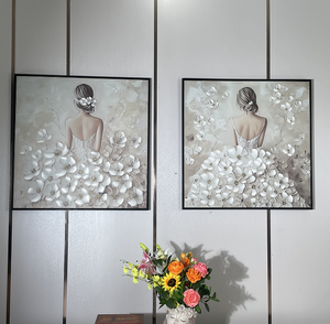 80cm S2 lớn phòng khách handmade vải dầu nghệ thuật treo Palette cảnh quan hiện đại trang trí nội thất tùy chỉnh dropshipping DDP - Product Image 1