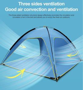 Personnalisé Grande Taille Pop up Tente De Plage UV 50 + Plage Tente Abri Du <span class=keywords><strong>Soleil</strong></span> <span class=keywords><strong>En</strong></span> Plein Air Étanche Oxford Tente pour 3-4 Personne - Product Image 4